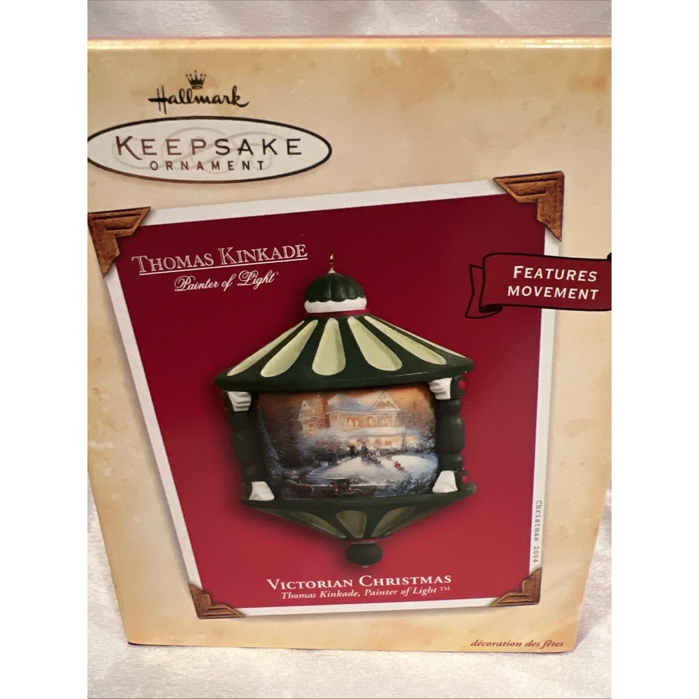 Movement HALLMARK Keepsake THOMAS KINKADE VICTORIAN‎ CHRISTMAS ORNAMENT